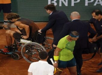 Roland Garros: Άσχημος τραυματισμός για Ζβέρεφ – Απευθείας στον τελικό ο Ναδάλ (video)